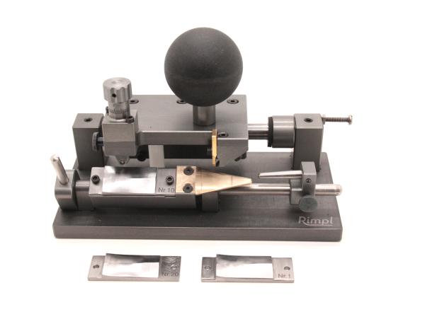 Tip profiling machine with handle incl. 3 template